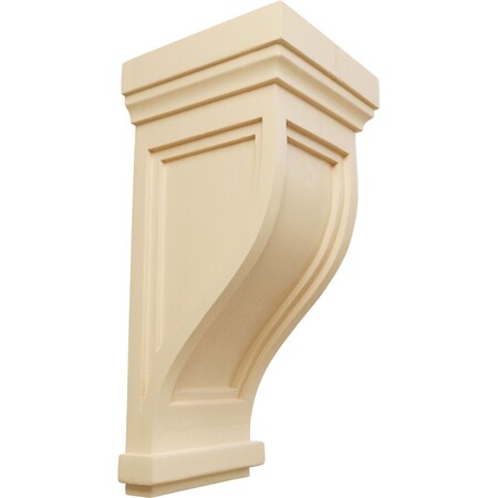 Ekena Millwork 6 1/2"W x 6 1/2"D x 14"H Charleston Mission Corbel, Maple COR06X06X14TRMA